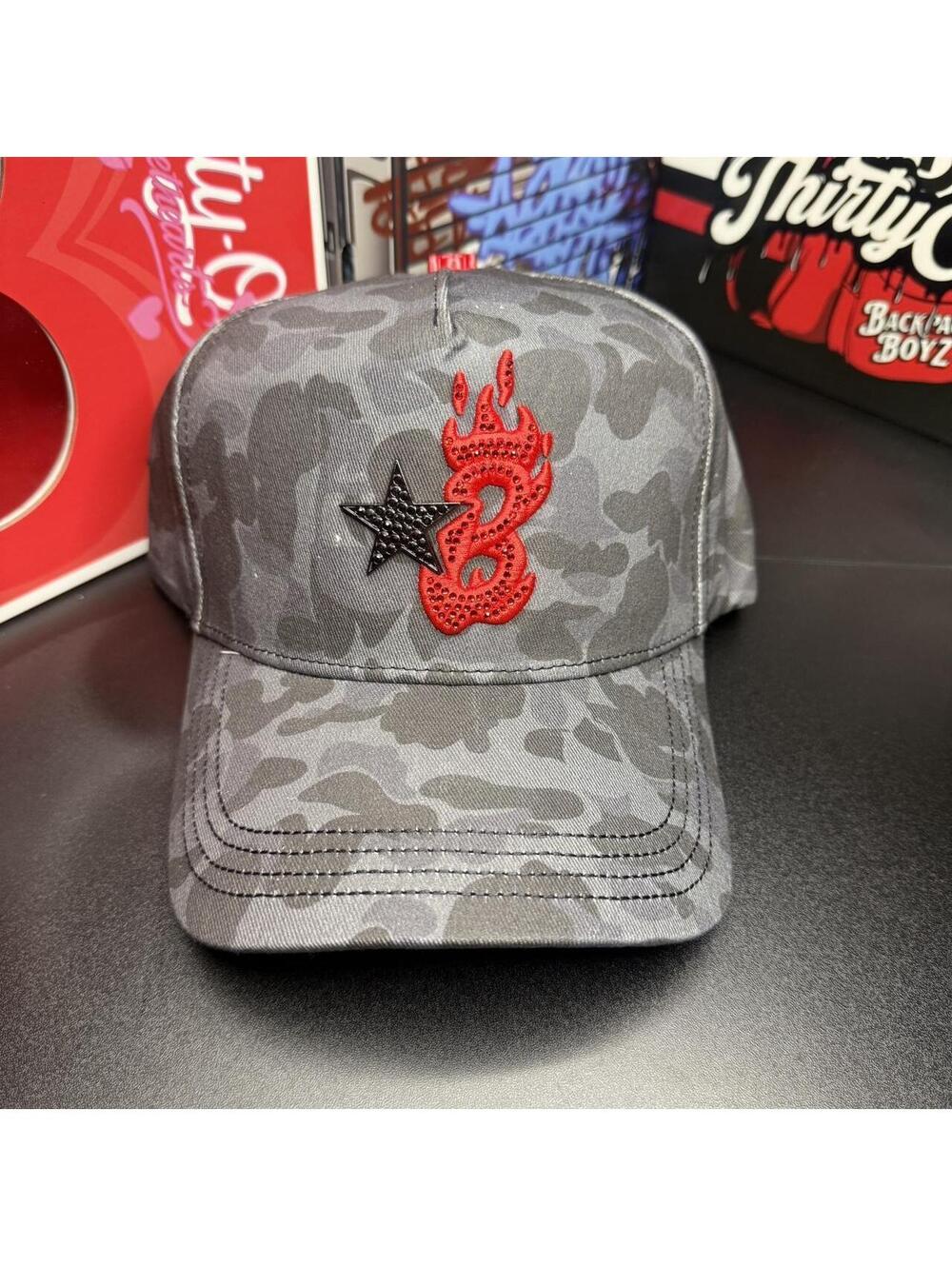 Barbas Hats B Star Camo Red 31hats Dandy Hats